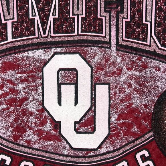 đ„đ Vintage âNWTâ OKLAHOMA SOONERS 2000 NationalâChampions Crewneck Sweatshirt - Picture 7 of 10